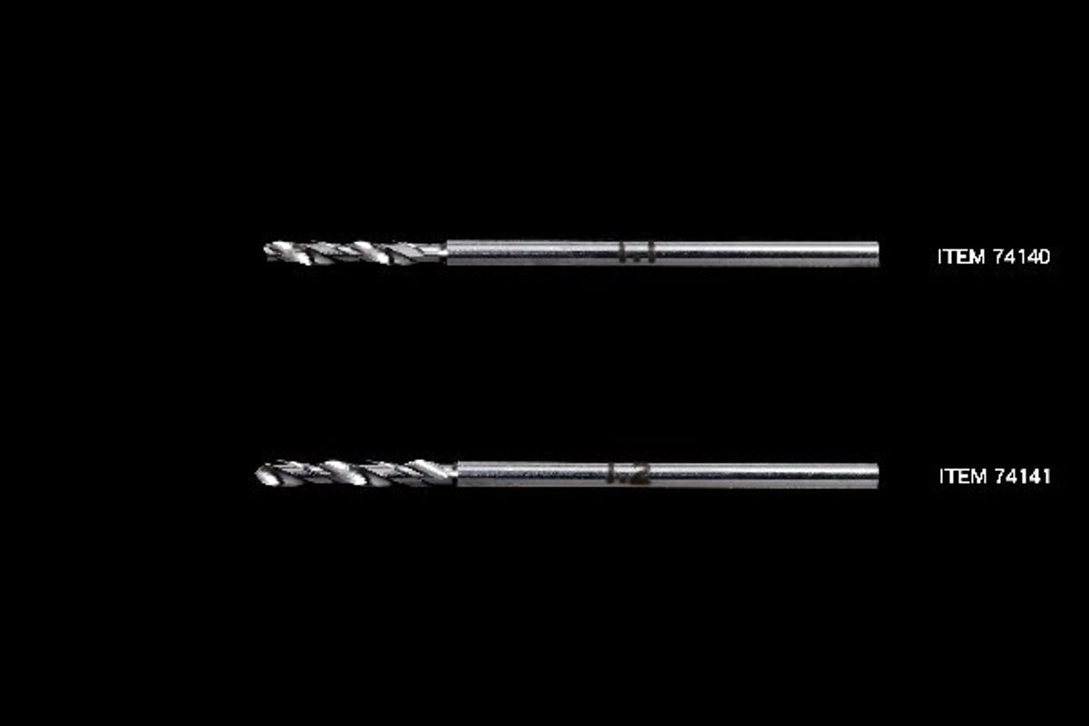 Tamiya - Drill Bit - Fine Pivot - 1,1 Mm - Shank 1,5 Mm - 74140