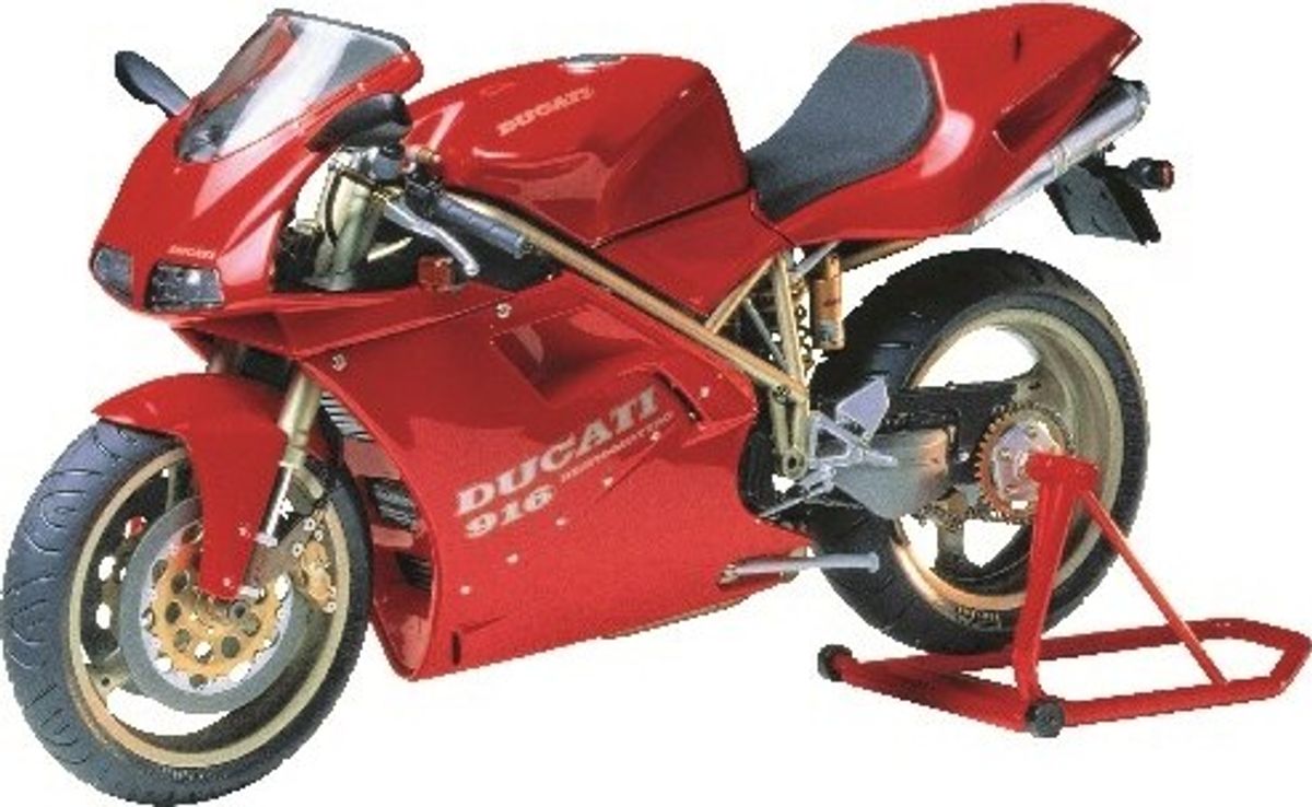 Tamiya - Ducati 916 Modelmotorcykel Byggesæt - 1:12 - 14068