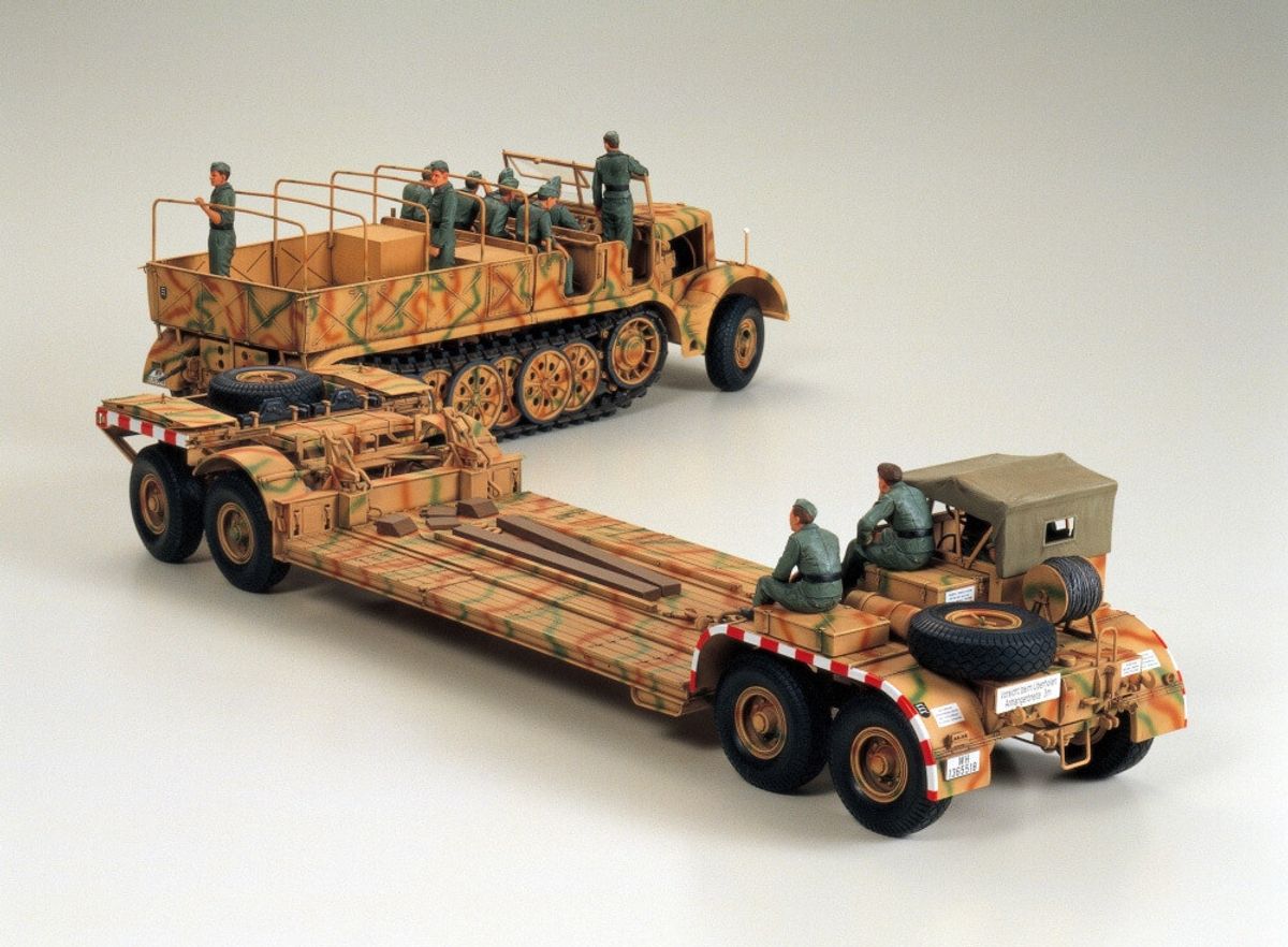 Tamiya - Famo Med Tanktransporter Byggesæt - 1:35 - 35246