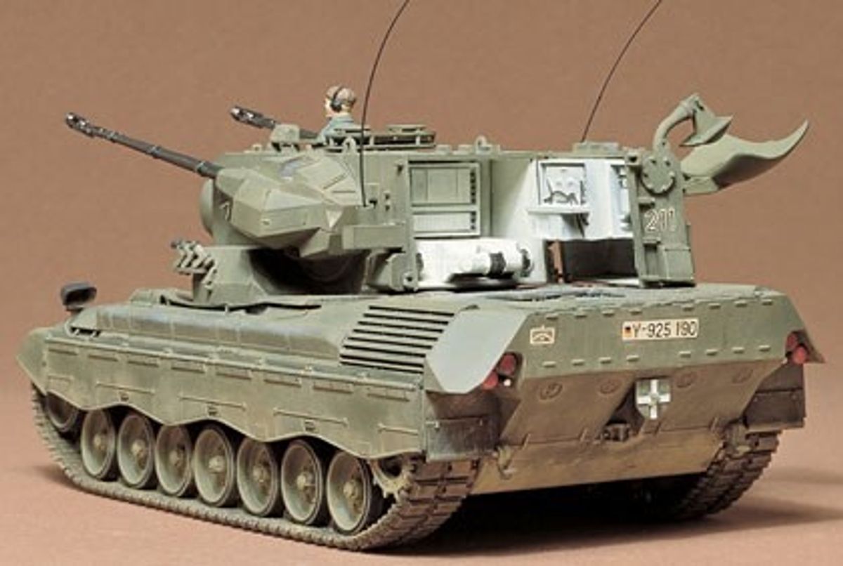 Tamiya - Flakpanzer Gepard Model Tank Byggesæt - 1:35 - 35099