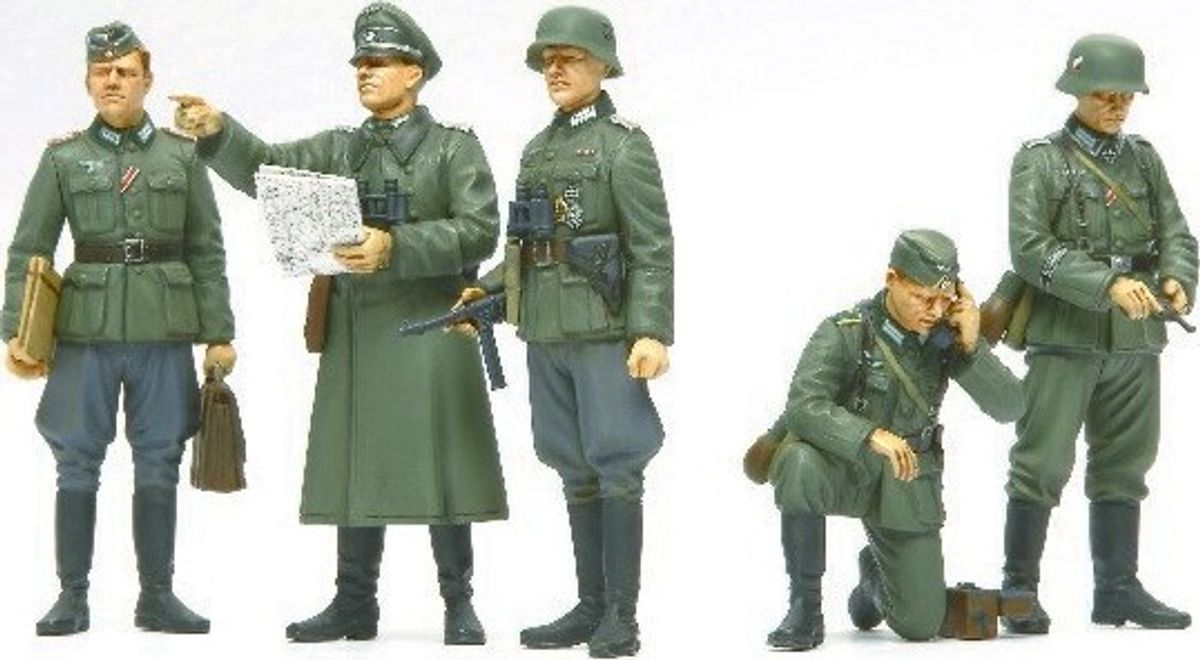 Tamiya - German Field Commander Set - Model Figurer - 1:35 - 35298