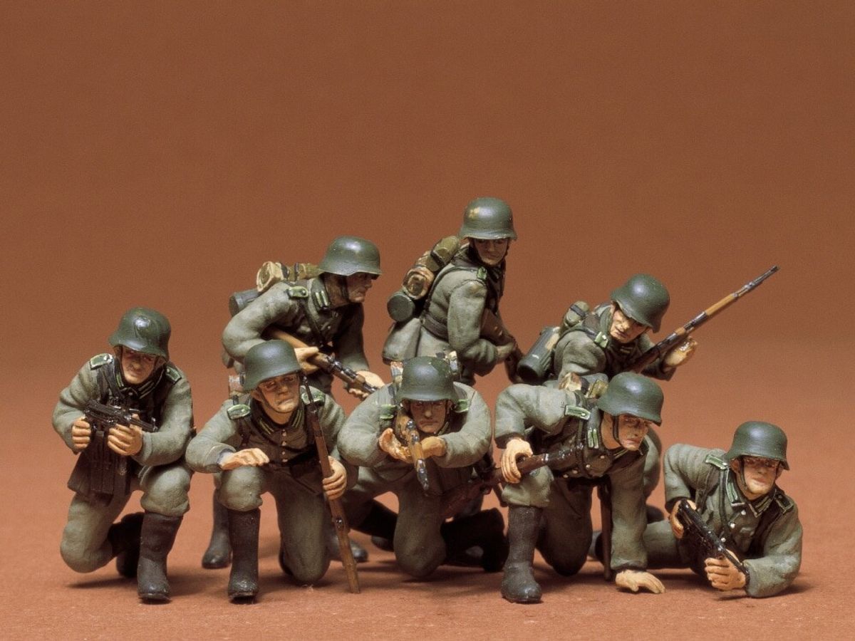 Tamiya - German Panzer Grenadiers - Model Figurer - 1:35 - 35061