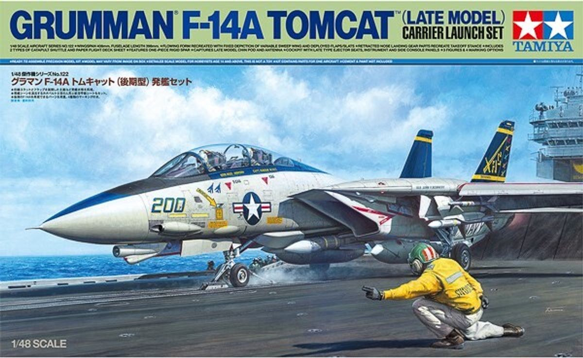 Tamiya - Grumman F-14a Tomcat Late Model Byggesæt - 1:48 - 61122