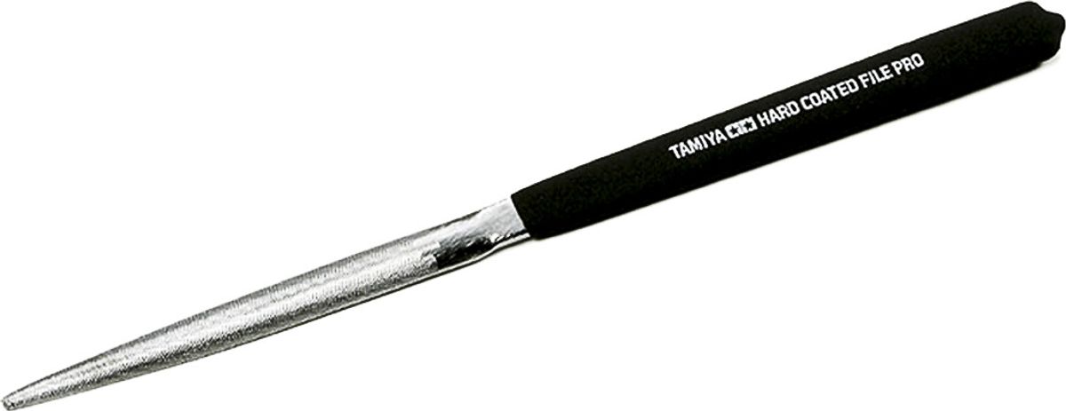 Tamiya - Hard Coated File Pro - Halv Rund Fil - B 7,5 Mm - 74073