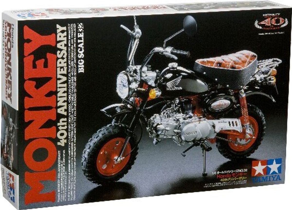 Tamiya - Honda Monkey 40th Anniversary Byggesæt - 1:6 - 16032