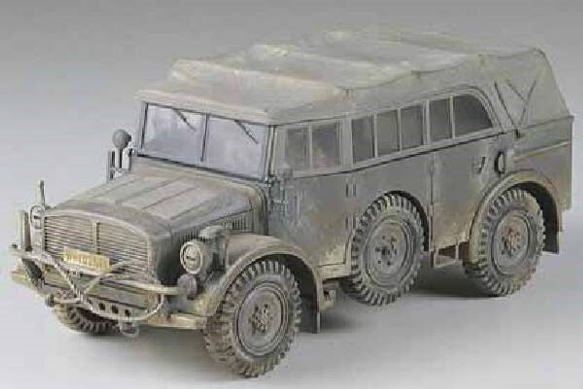 Tamiya - Horch 4x4 Type 1a Kampvogn Byggesæt - 1:35 - 35052