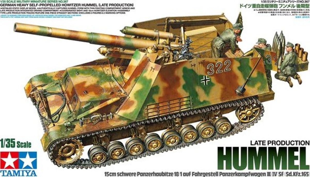 Tamiya - Hummel Late Production Tank Byggesæt - 1:35 - 35367