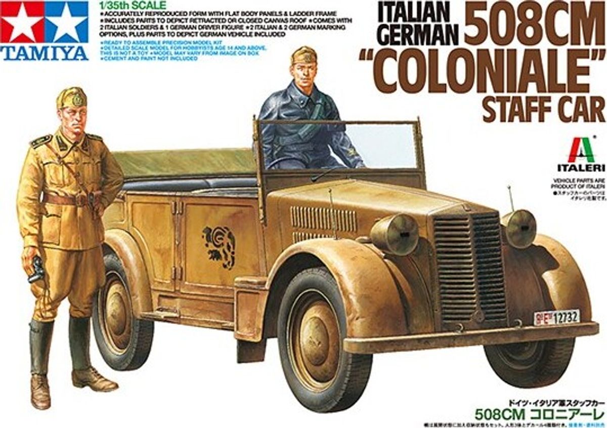 Tamiya - Italian German 508cm Coloniale Byggesæt - 1:35 - 37014