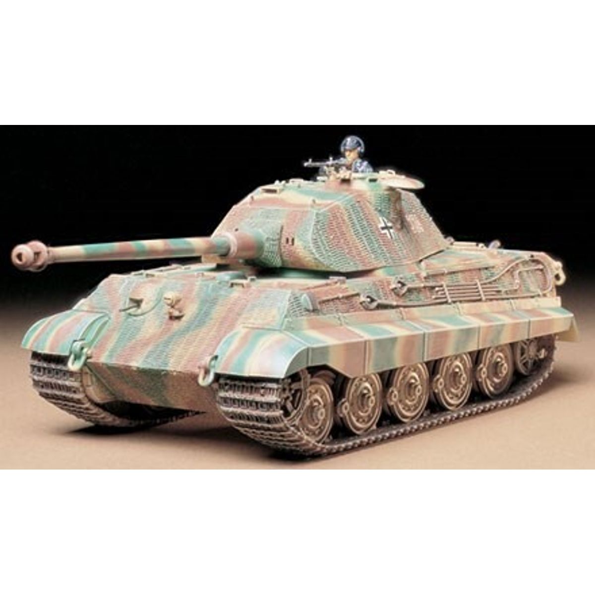 Tamiya - King Tiger Porsche Turret Tank Byggesæt - 1:35 - 35169