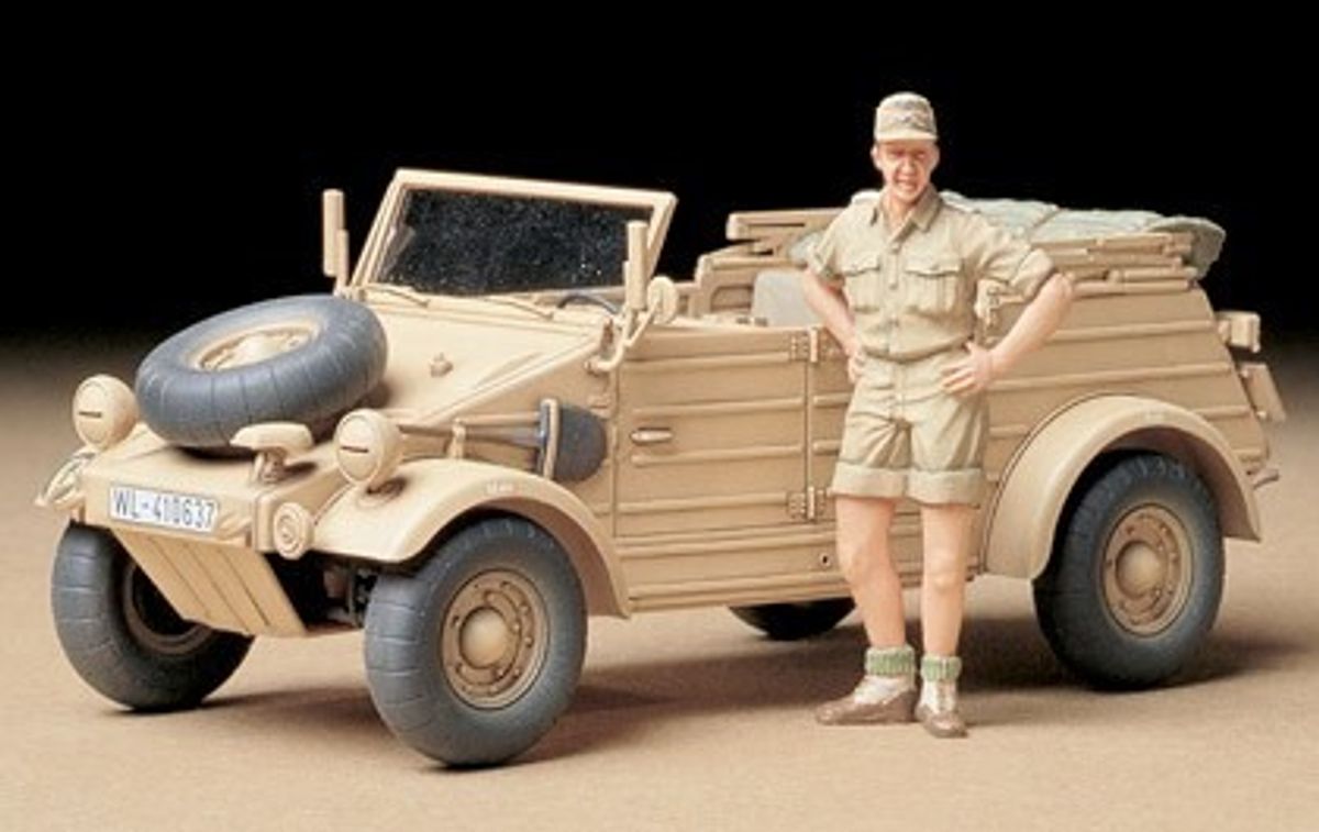 Tamiya - Kubelwagen Type 82 Africa Vogn Byggesæt - 1:35 - 35238