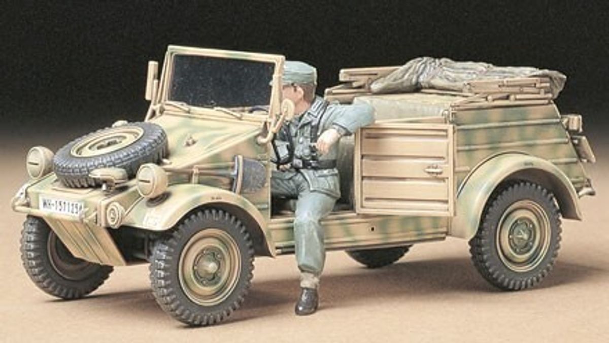 Tamiya - Kubelwagen Type 82 Modelbil Byggesæt - 1:35 - 35213