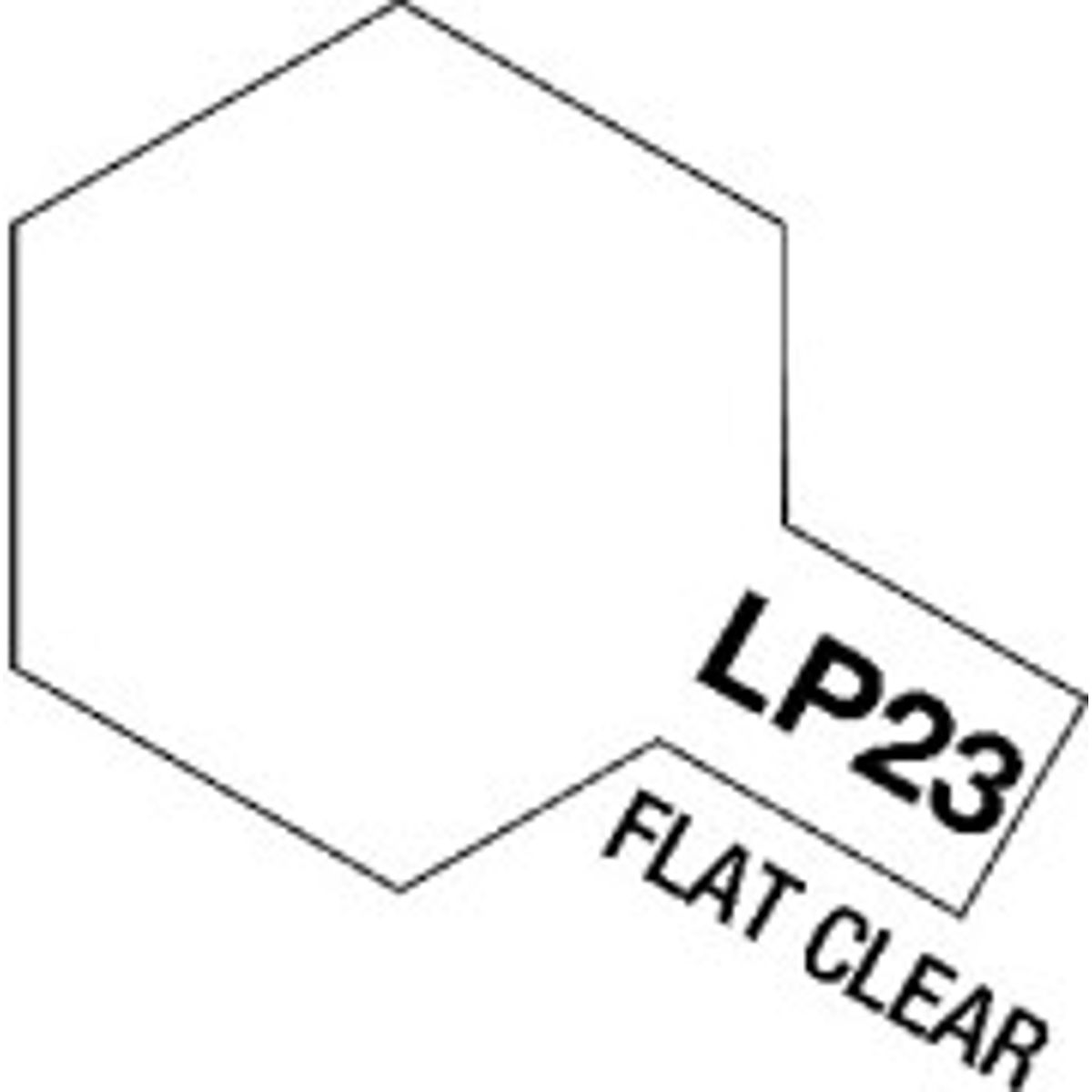 Tamiya - Lacquer Paint - Lp-23 Flat Clear - 82123