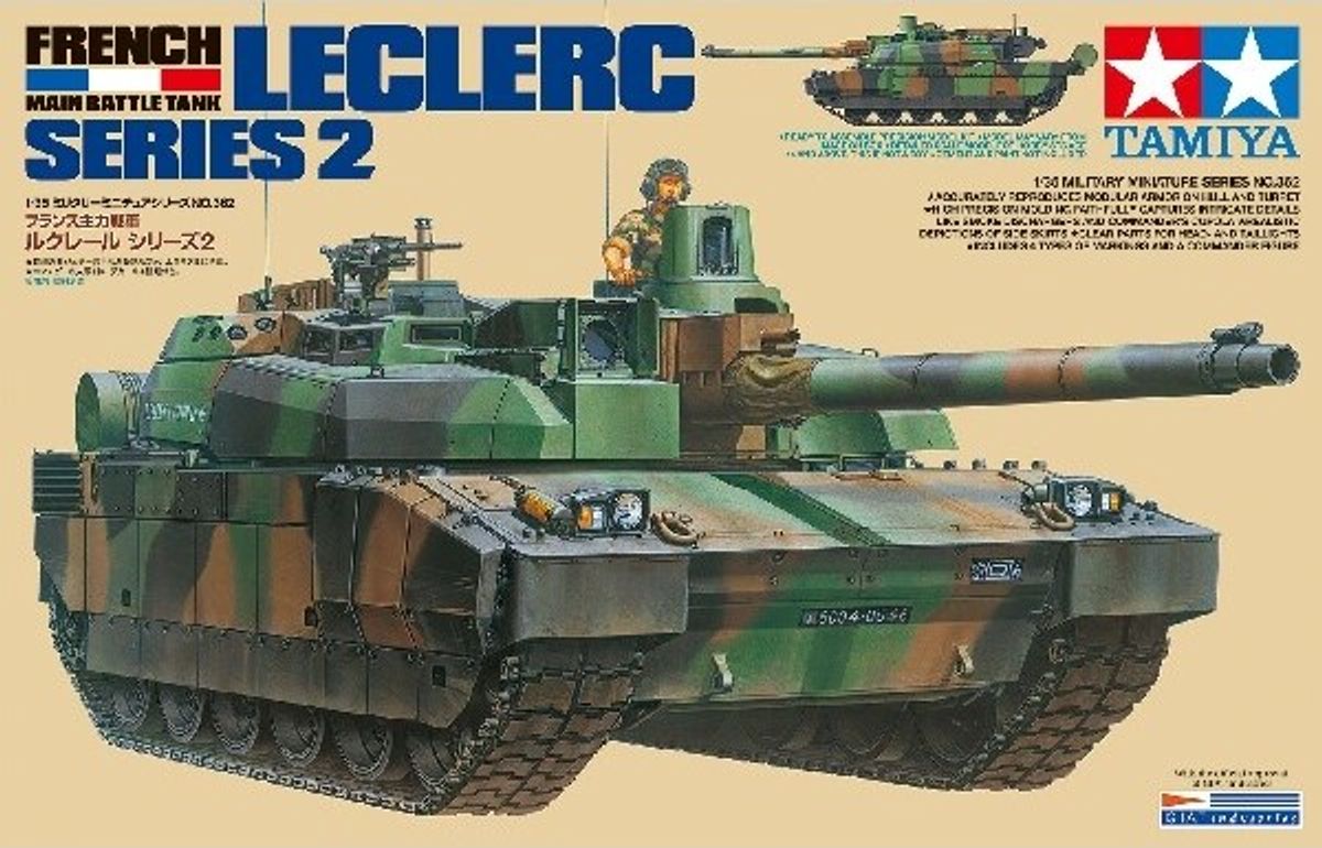 Tamiya - Leclerc Series 2 French Main Battle Tank Byggesæt - 1:35 - 35362