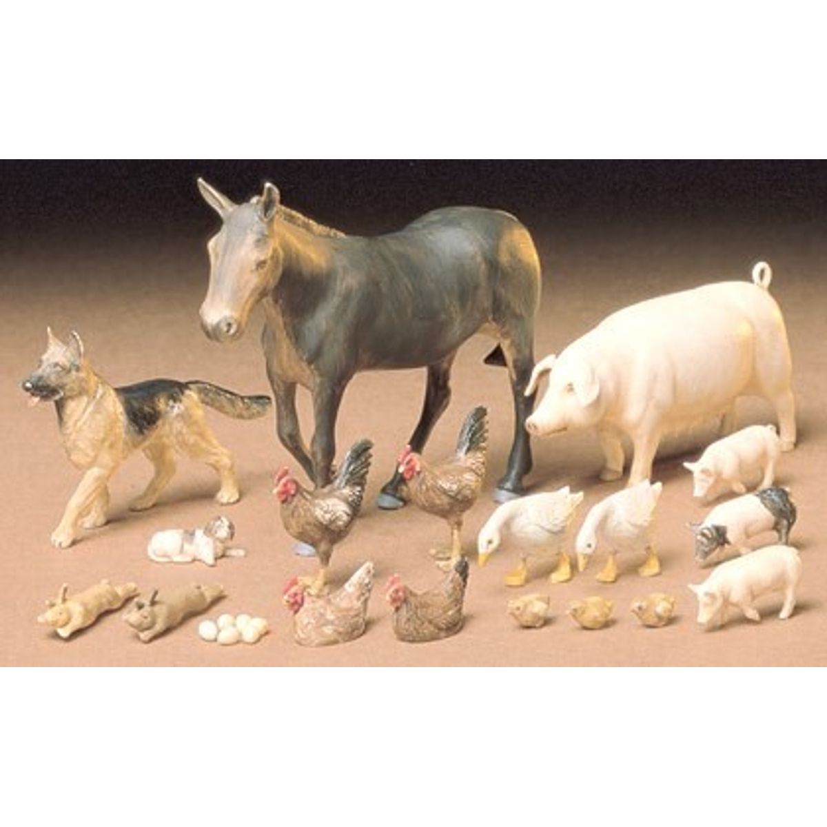 Tamiya - Livestock Set - Dyrefigurer - 1:35 - 35128