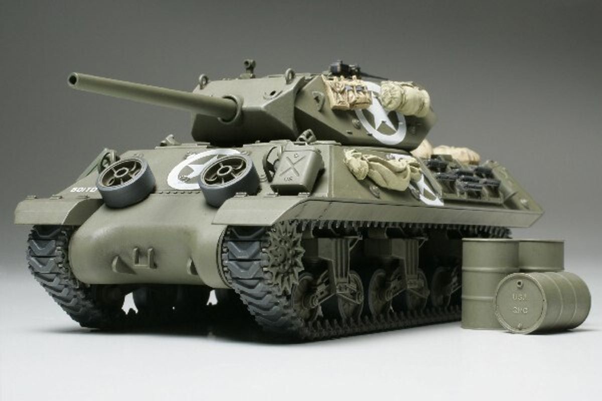 Tamiya - M10 Us Mid Production Tank Byggesæt - 1:48 - 32519