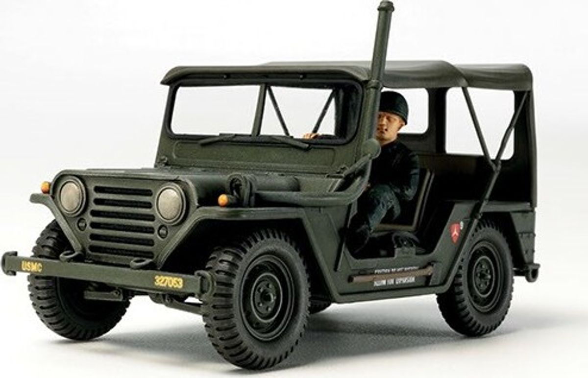 Tamiya - M151a1 U.s. Utility Truck Vietnam War Byggesæt - 1:35 - 35334