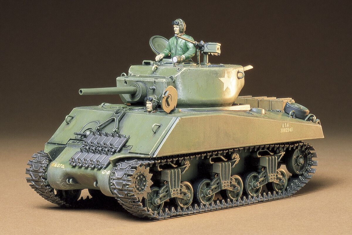 Tamiya - M4a3e2 Jumbo U.s. Assault Tank Byggesæt - 1:35 - 35139