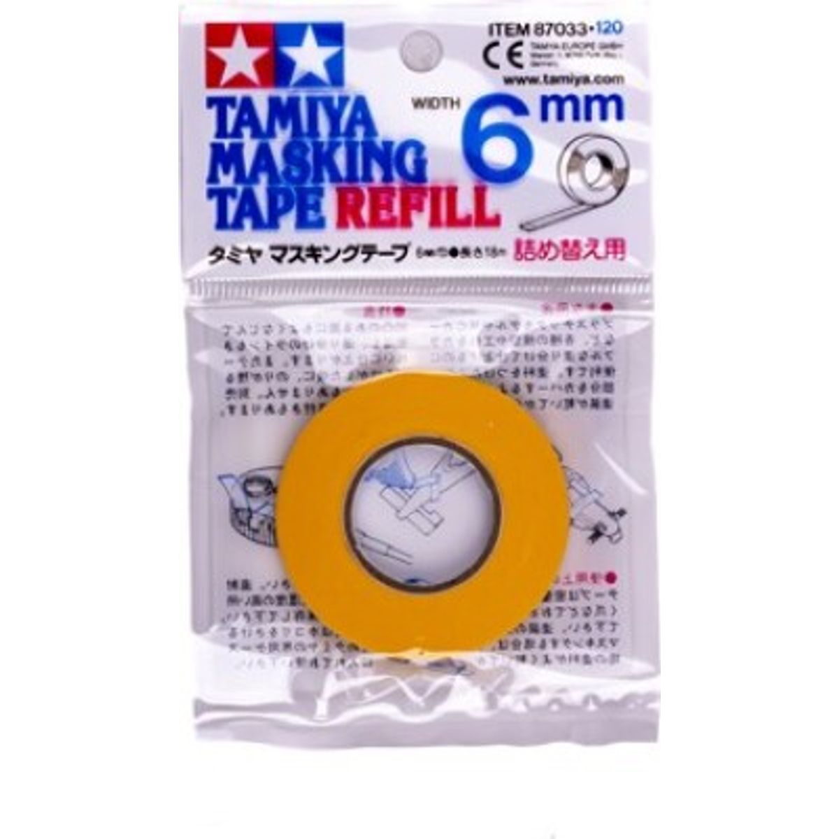 Tamiya - Masking Tape - 6 Mm - Refill - 87033