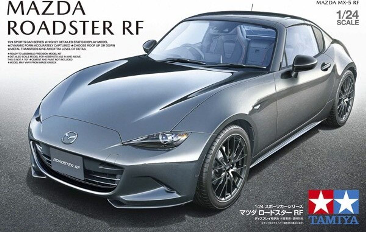 Tamiya - Mazda Roadster Rf Mx-5 Bil Byggesæt - 1:24 - 24353