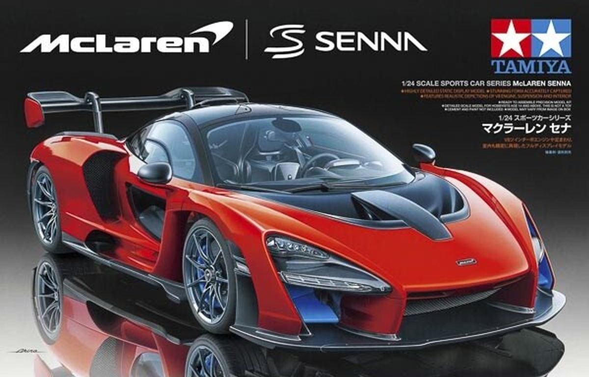 Tamiya - Mclaren Senna Modelbil Byggesæt - 1:24 - 24355