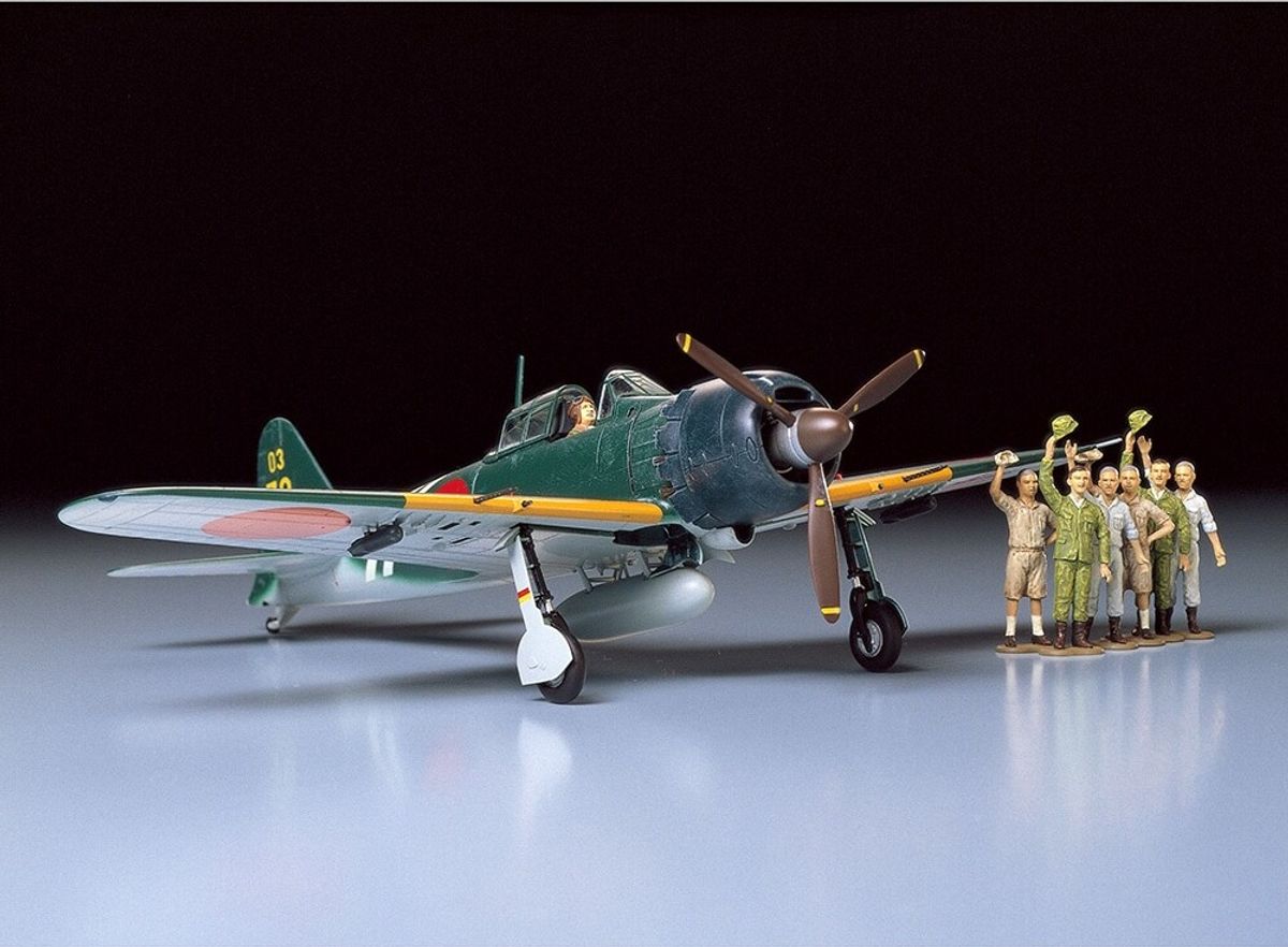 Tamiya - Mitsubishi A6m5c Zero Fighter Zeke Type 52 Byggesæt - 1:48 - 61027