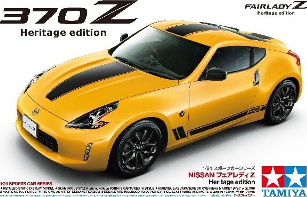 Tamiya - Nissan 370z Heritage Edition Bil Byggesæt - 1:24 - 24348