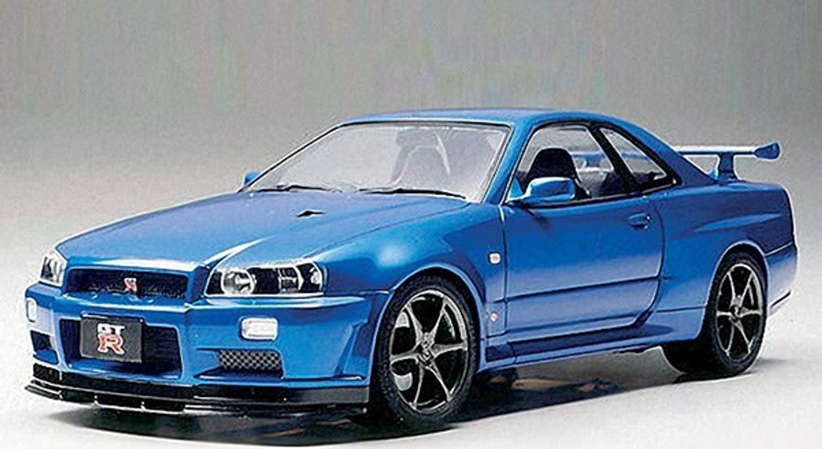 Tamiya - Nissan Skyline Gt-r V Spec Ii Bil Byggesæt - 1:24 - 24258