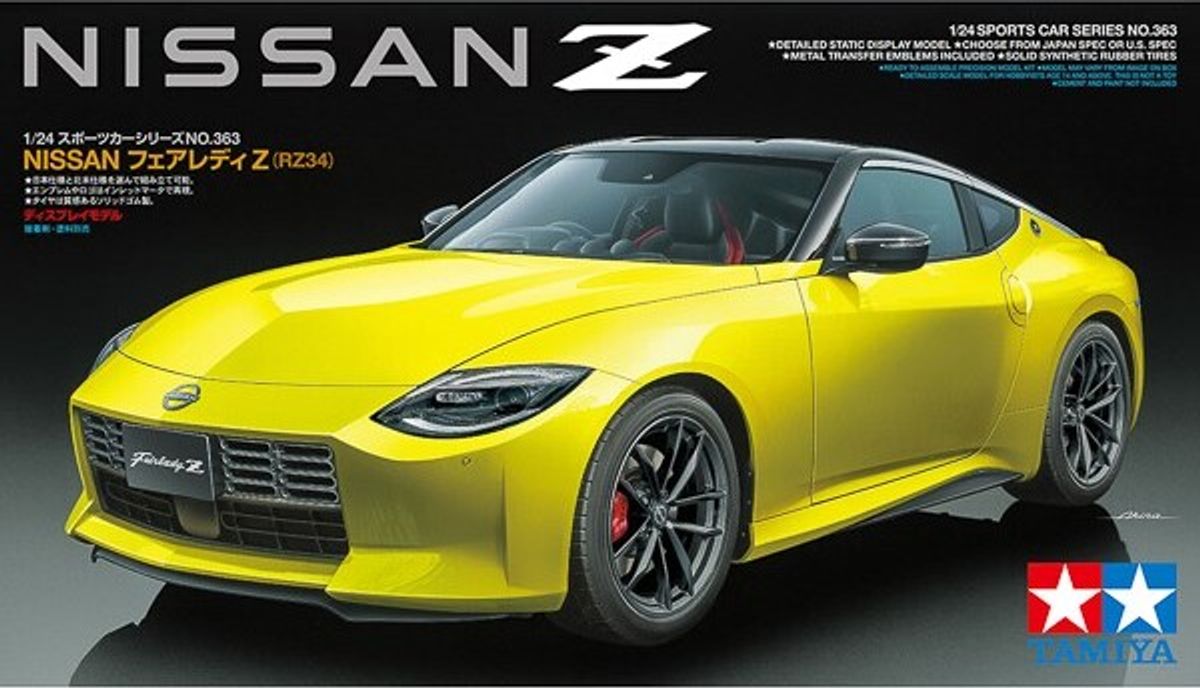 Tamiya - Nissan Z Modelbil Byggesæt - 1:24 - 24363