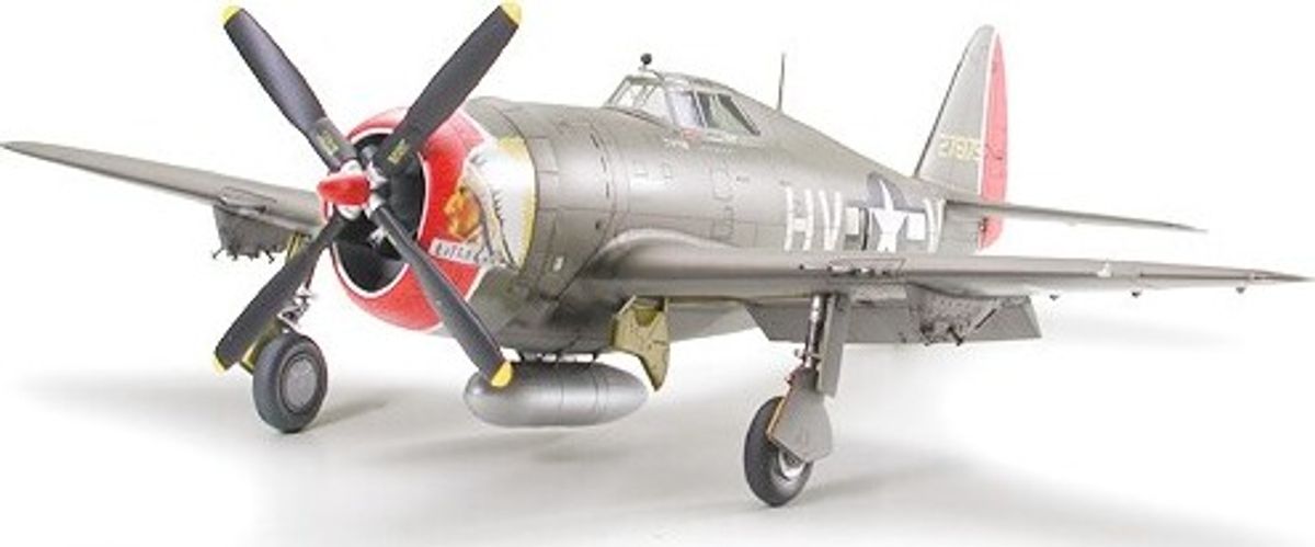 Tamiya - P-47d Thunderbolt Modelfly Byggesæt - 1:48 - 61086