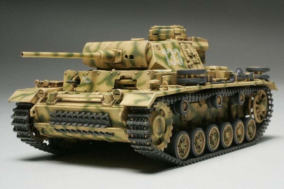 Tamiya - Panzerkampfwagen Iii Ausf.l Byggesæt - 1:48 - 32524