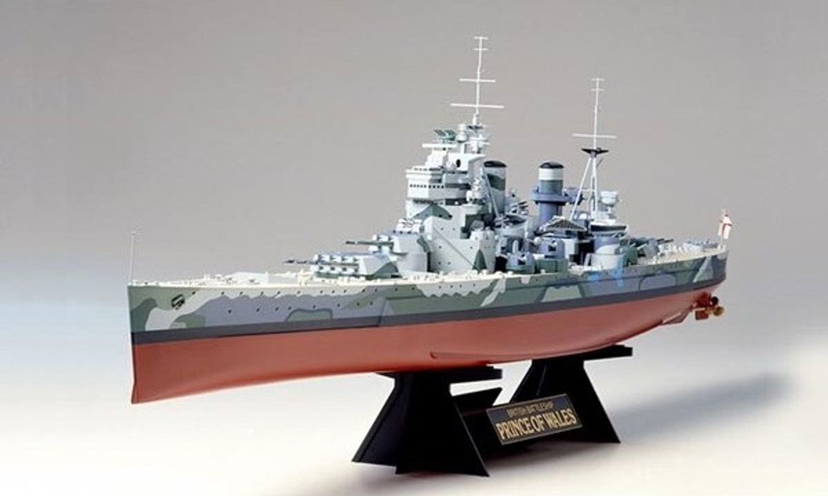 Tamiya - Prince Of Wales British Battleship Byggesæt - 1:350 - 78011