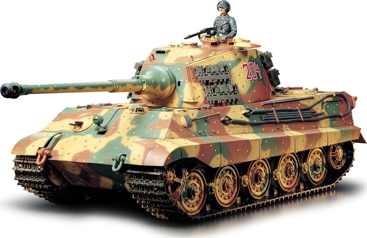 Tamiya - Rc King Tiger Tank Med Option Kit - 1/16 - 56018