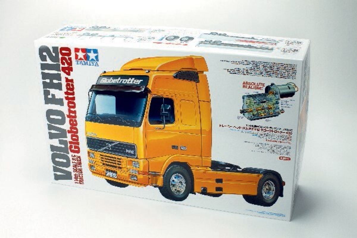 Tamiya - Rc Volvo Fh 12 Globetrotter 420 Fjernstyret Lastbil Byggesæt - 1:14 - 56312