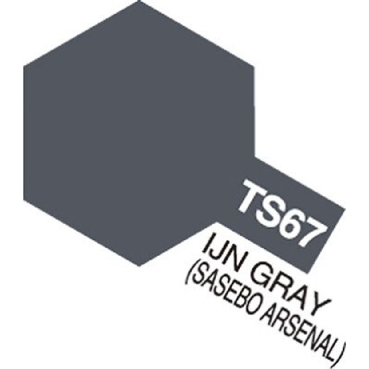 Tamiya Spraymaling - Ts-67 Ijn Gray Sasebo Arsenal Flat - 85067