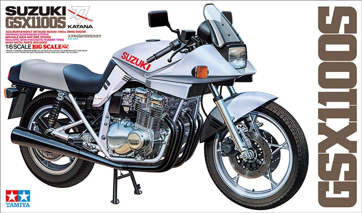 Tamiya - Suzuki Gsx1100s Katana Byggesæt - 1:6 - 16025