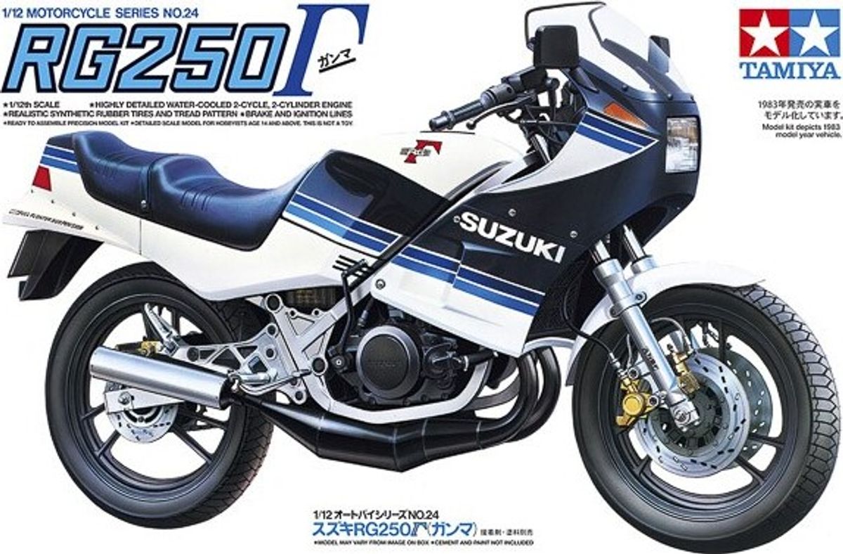 Tamiya - Suzuki Rg250 Gamma Byggesæt - 1:12 - 14024