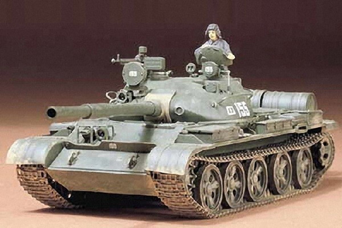 Tamiya - T-62a Russian Tank Byggesæt - 1:35 - 35108