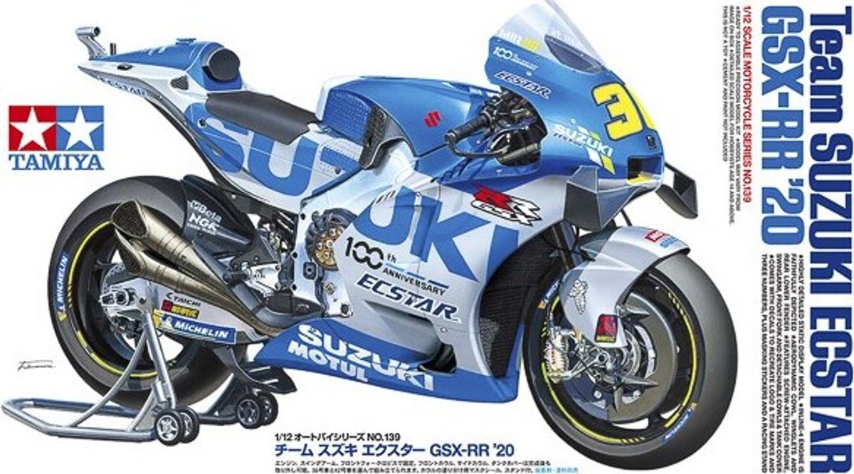 Tamiya - Team Suzuki Ecstar Gsx-rr '20 Byggesæt - 1:12 - 14139