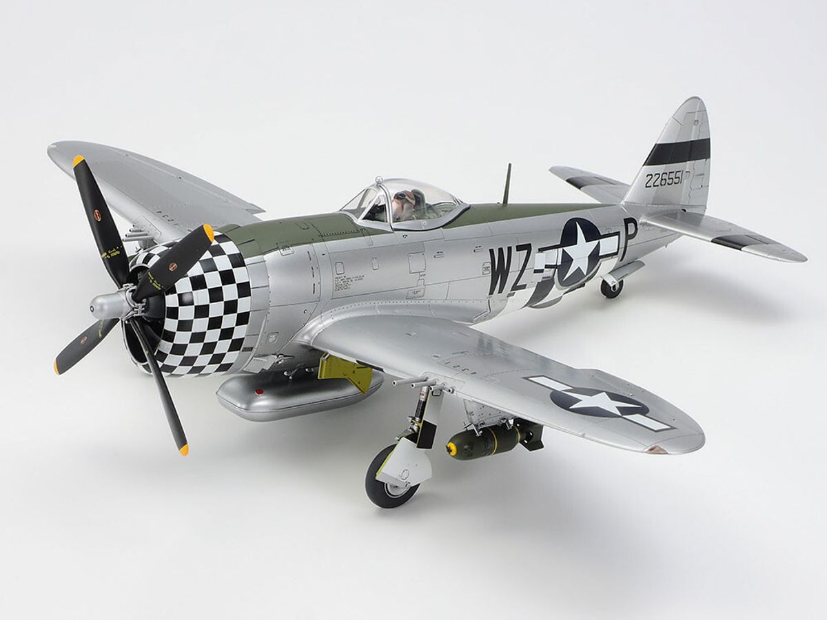 Tamiya - Thunderbolt P-47d Bubbletop Fly Byggesæt - 1:48 - 61090