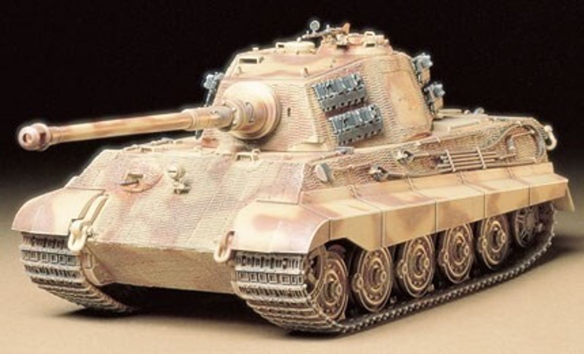 Tamiya - Tysk King Tiger Model Tank - 1/35 - 35164