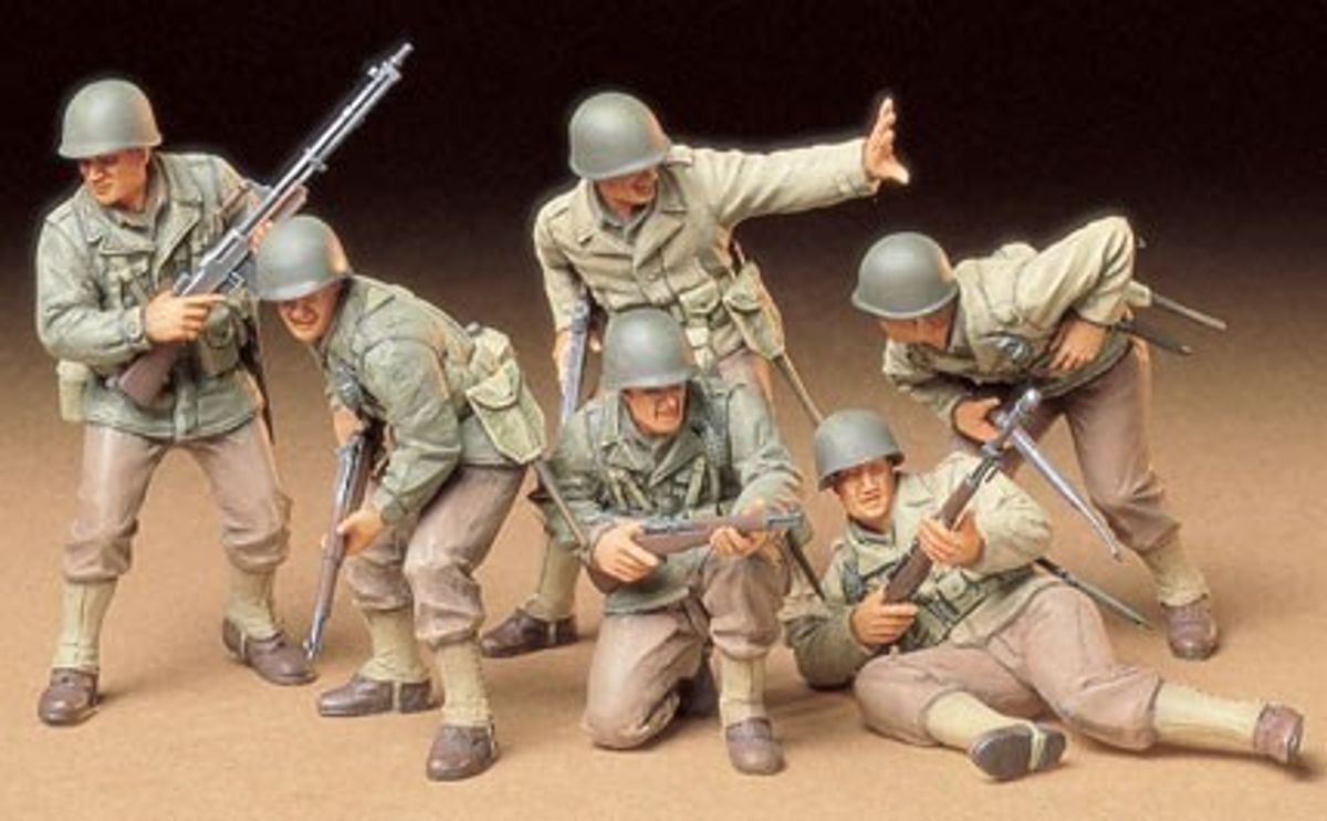 Tamiya - Us Army Assault Infanteri Soldater - 1/35 - 35192