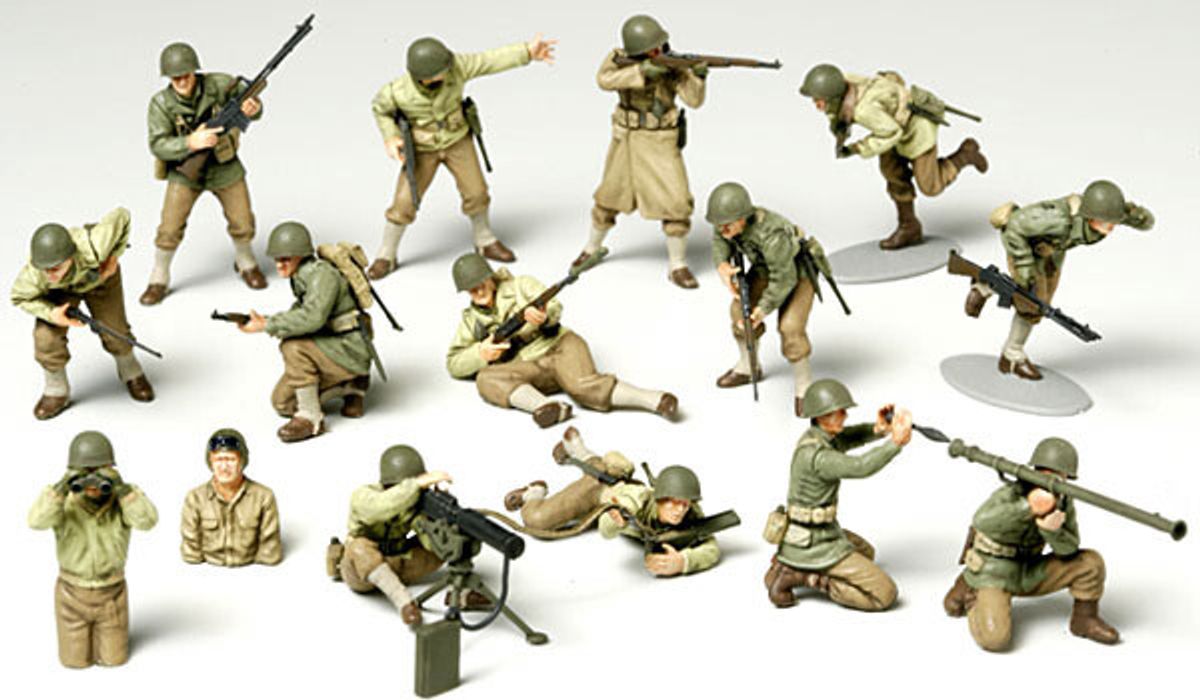 Tamiya - Us Army Infanteri Gi - Model Figurer - 1/48 - 32513