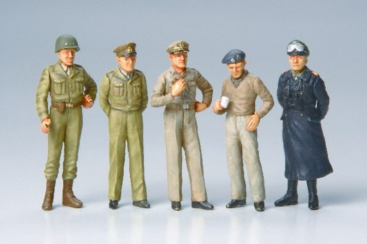 Tamiya - Wwii Famous General Set - Model Figurer - 1:48 - 32557