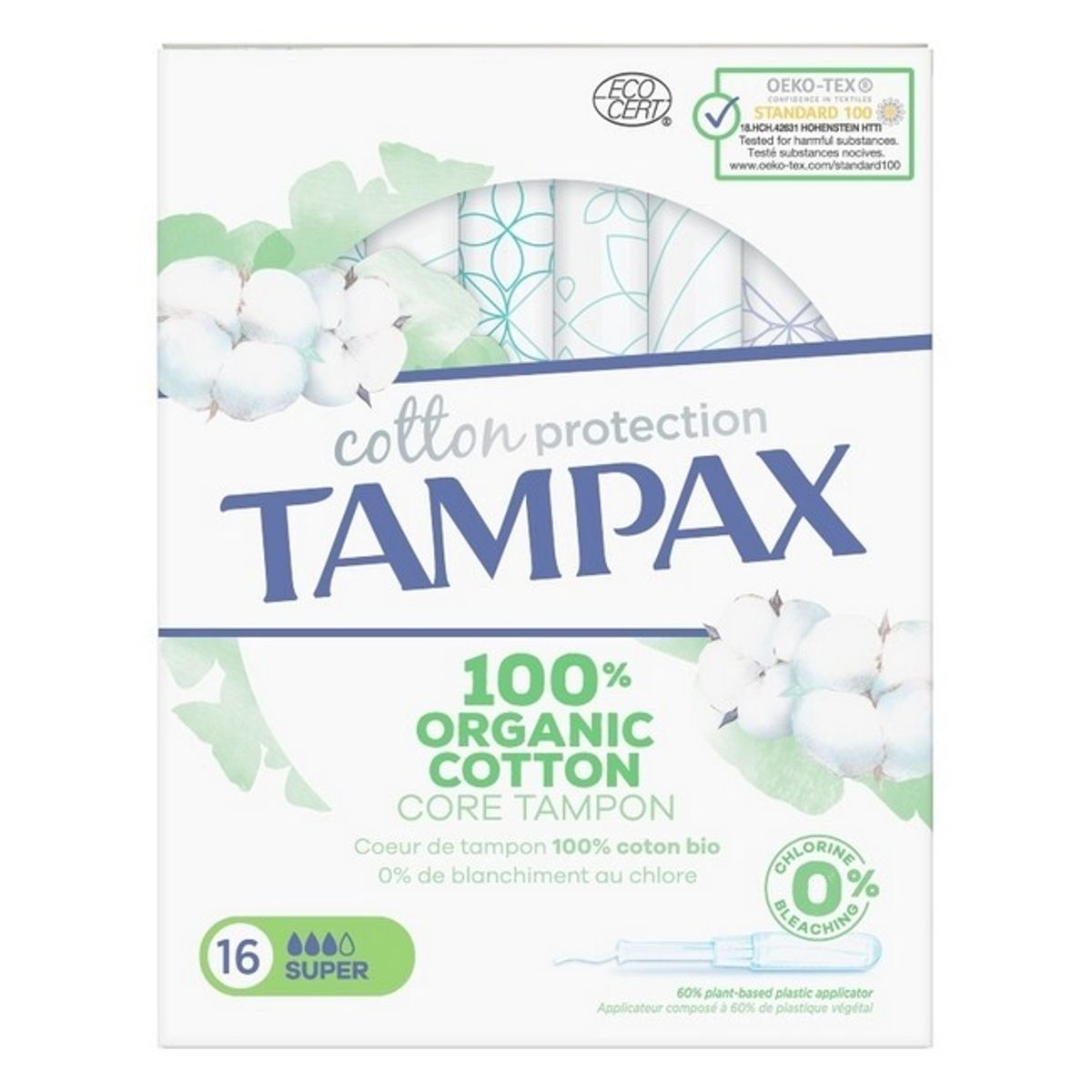 Tampax - Super Organic Cotton Tampons 16 Stk