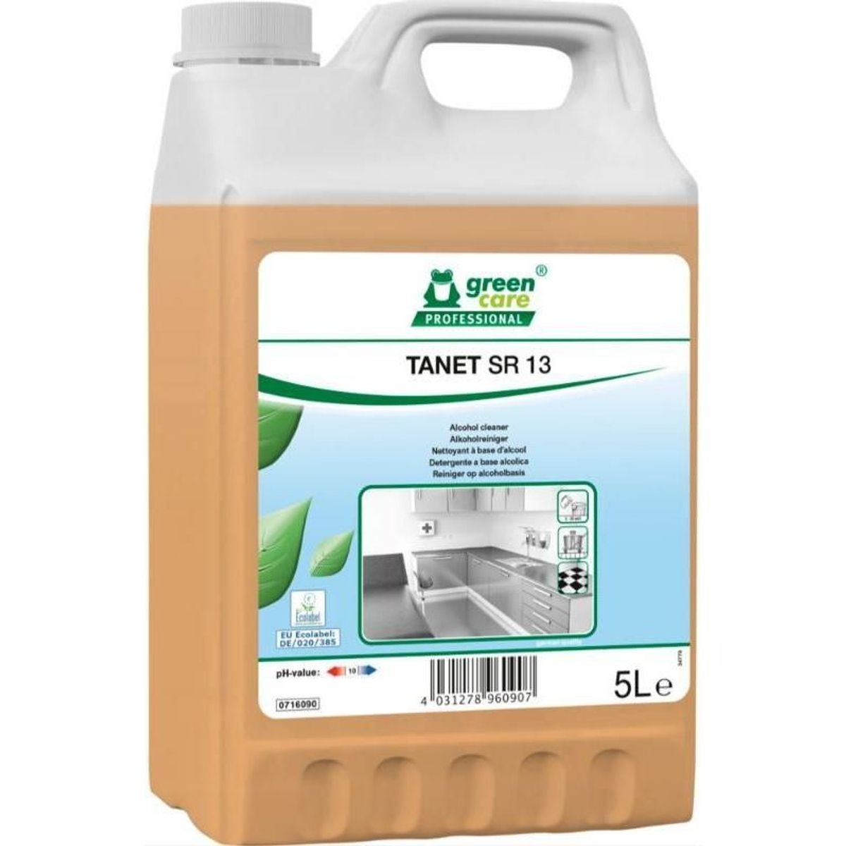 Tana Tanet Green Care SR13 Professional Universalrengøring 5 liter ocean