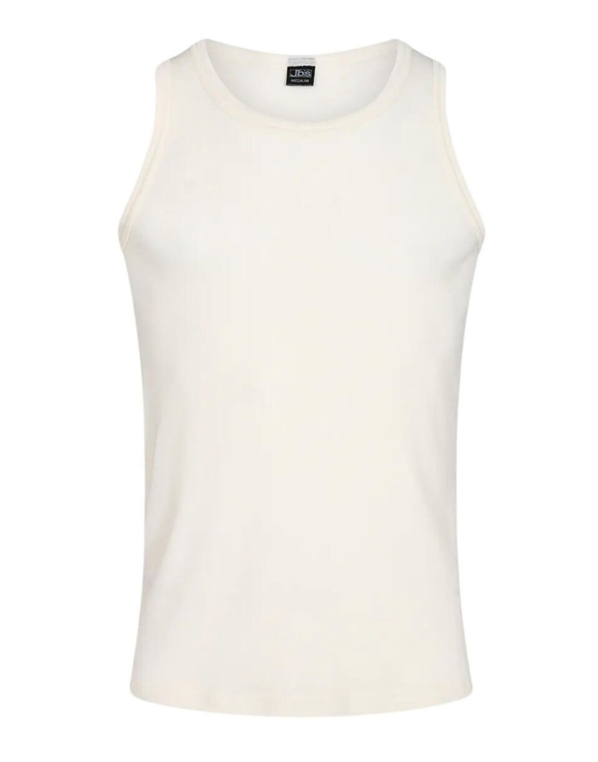 Tank-top i 100% merino uld til mænd, JBS, hvid, str. 2XL