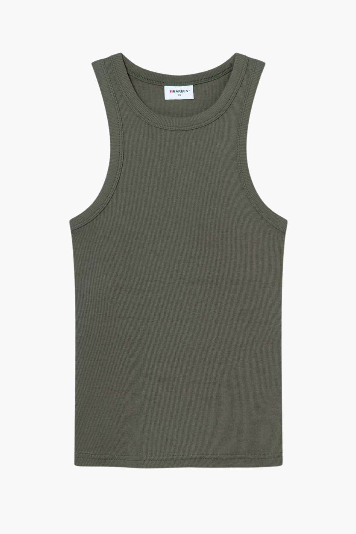 Tank Top Women - Olive Green - bareen - Grøn XS