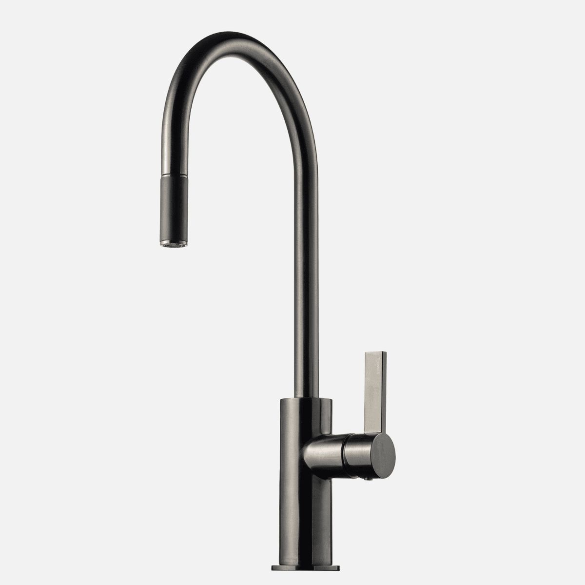 Tapwell ARM185 køkkenarmatur m/udtræk - brushed black chrome