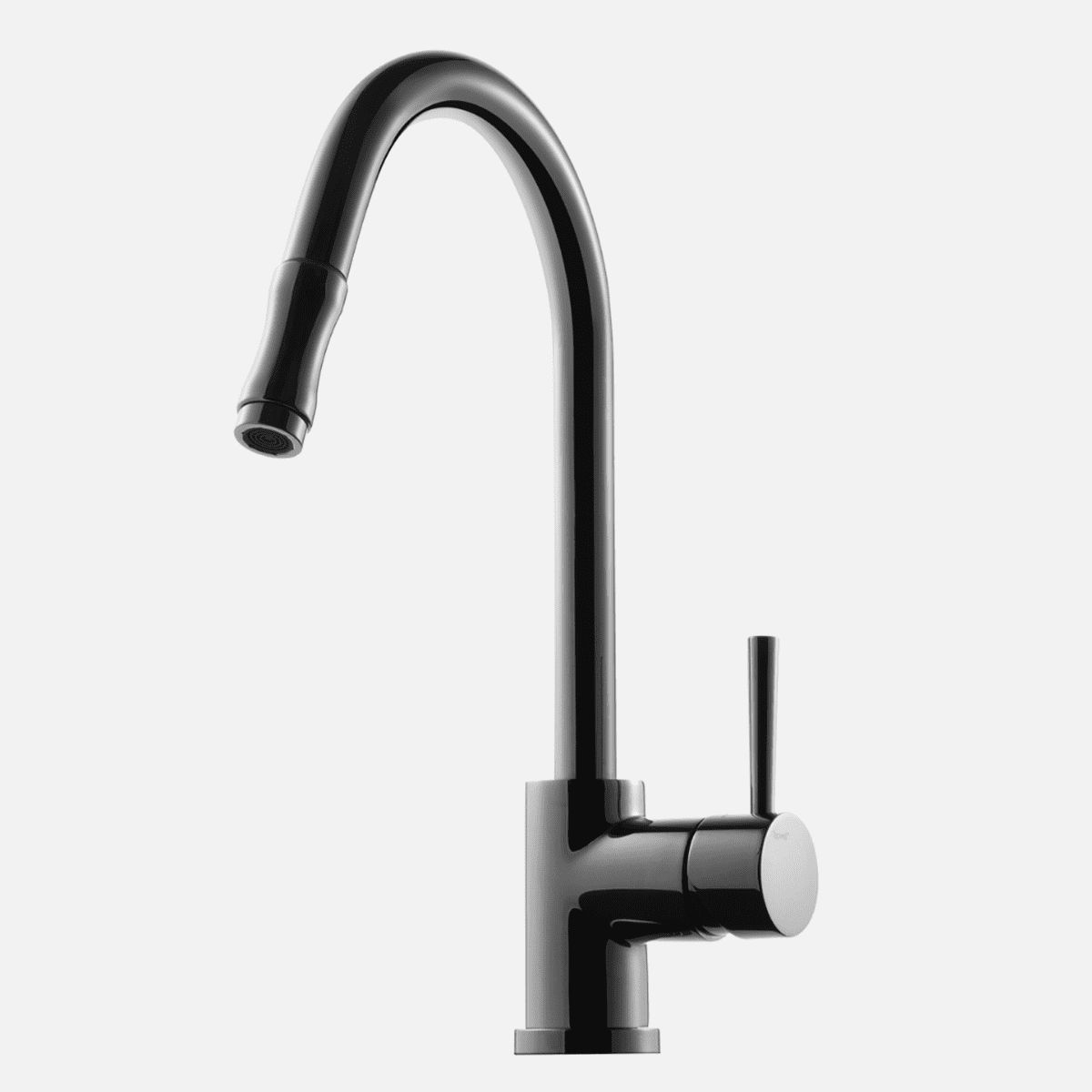 Tapwell EVO185 et-grebs køkkenarmatur m/udtræk - black chrome