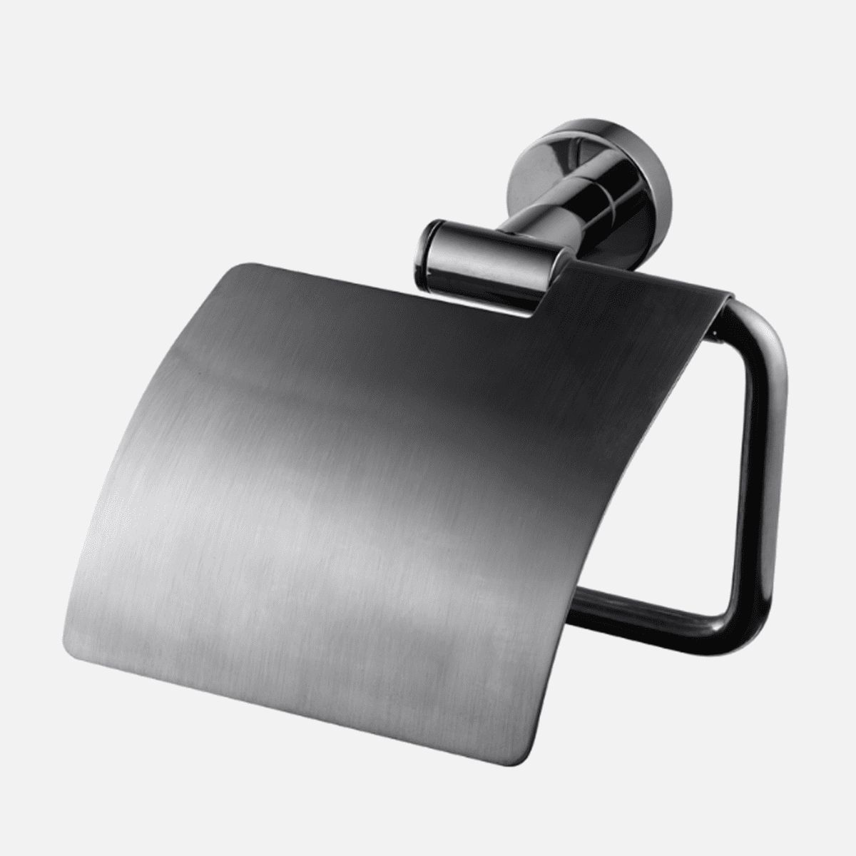 Tapwell TA236 toiletpapirsholder m/låg - black chrome